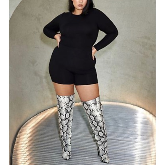 Shoes | Ftf Snake Thigh High Boots 